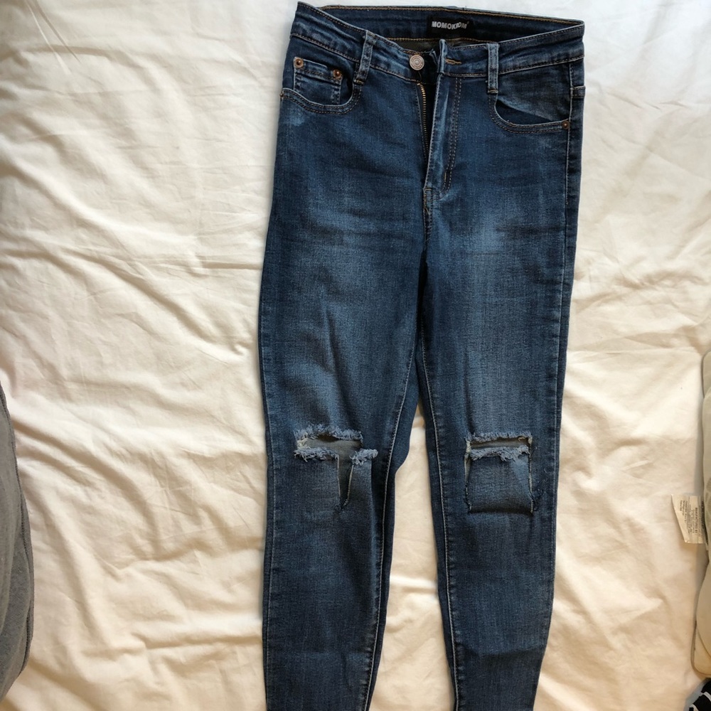 Blue skinny jeans NEVER WORN